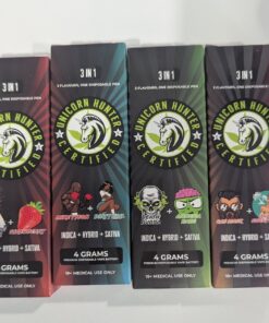 Alternative view of Unicorn Hunter – Triple Chamber Disposable Vape Pen (4g)